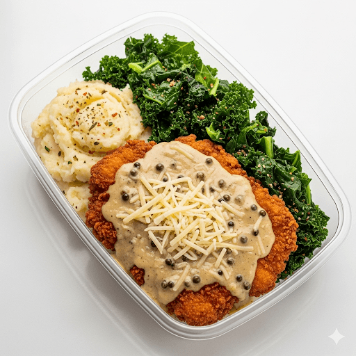 Peppercorn Chicken Schnitzel